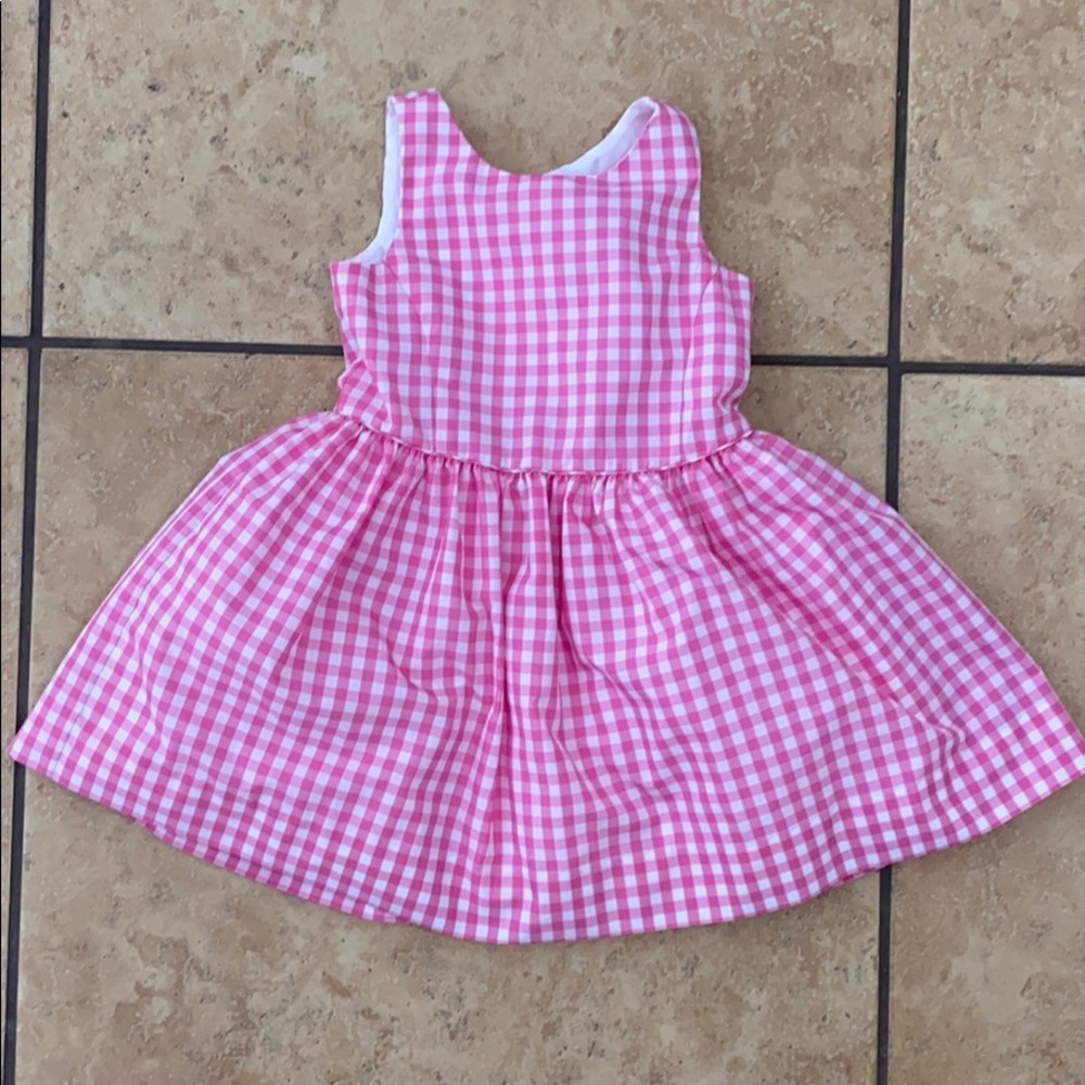 Polo Ralph Lauren toddler pink gingham dress